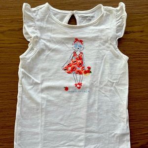 Janie and Jack girl shirt. Size 7